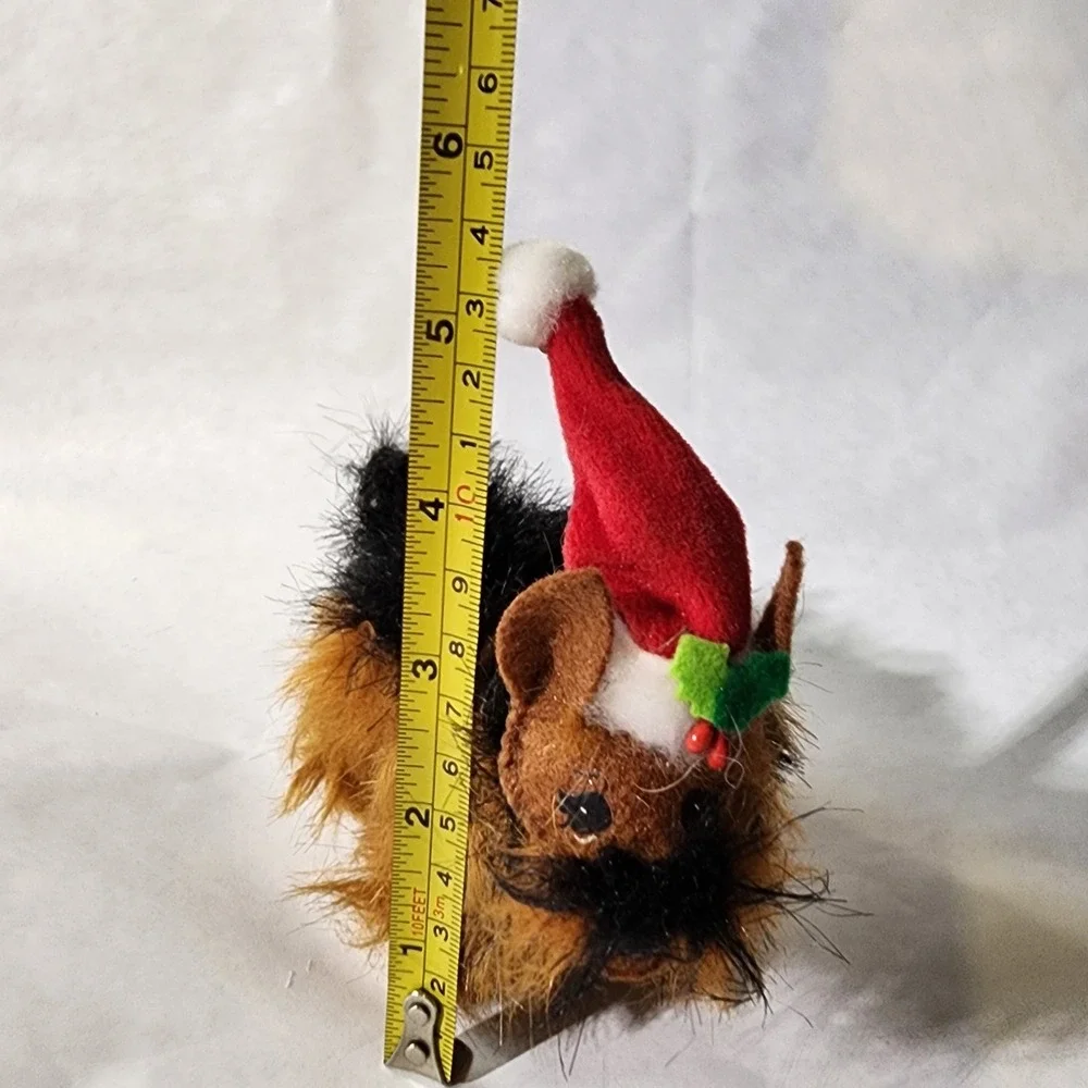Annalee Christmas Set‎ - Santa, Elf, Reindeer & Yorkie Dog - Retired